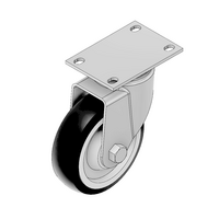 MODULAR SOLUTIONS CASTER 4" SWIVEL TOP PLATE